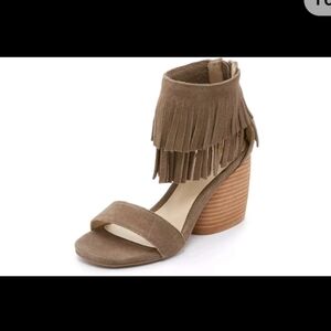 Matiko‎ suede fringe sandals #75